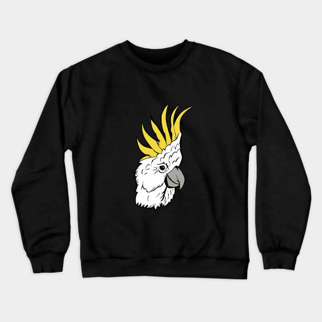 Cockatoo Crewneck Sweatshirt by francesrosey